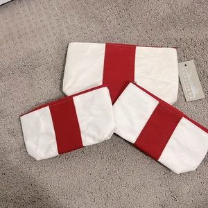 Twos Co zippered pouch set